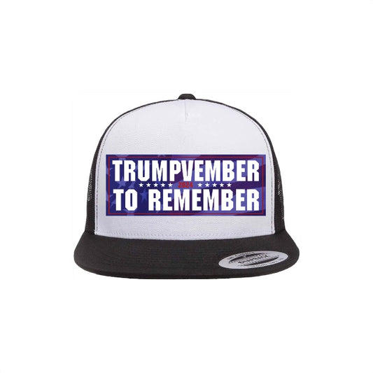 Trumpvember to Remember Black Mesh Hat