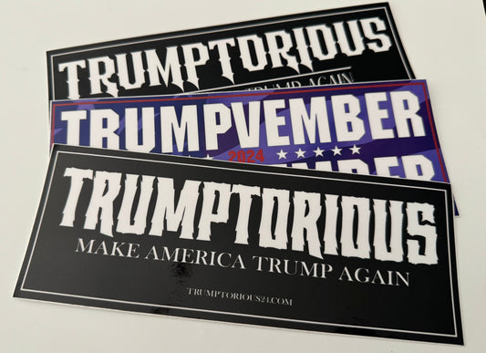 Trump Variety Pack Bumper Sticker (3 Pack)