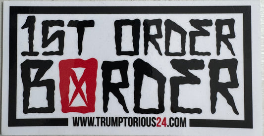 1st Order Border Bumper Sticker