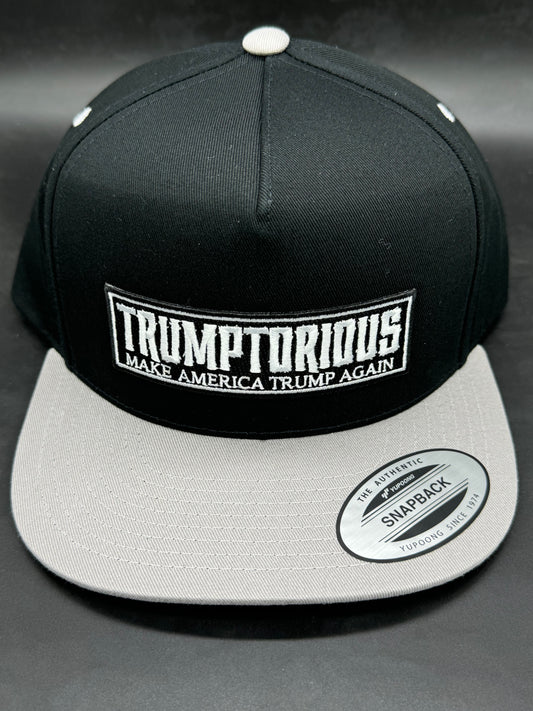 "TRUMPTORIOUS" BLK/GRY SNAPBACK HAT