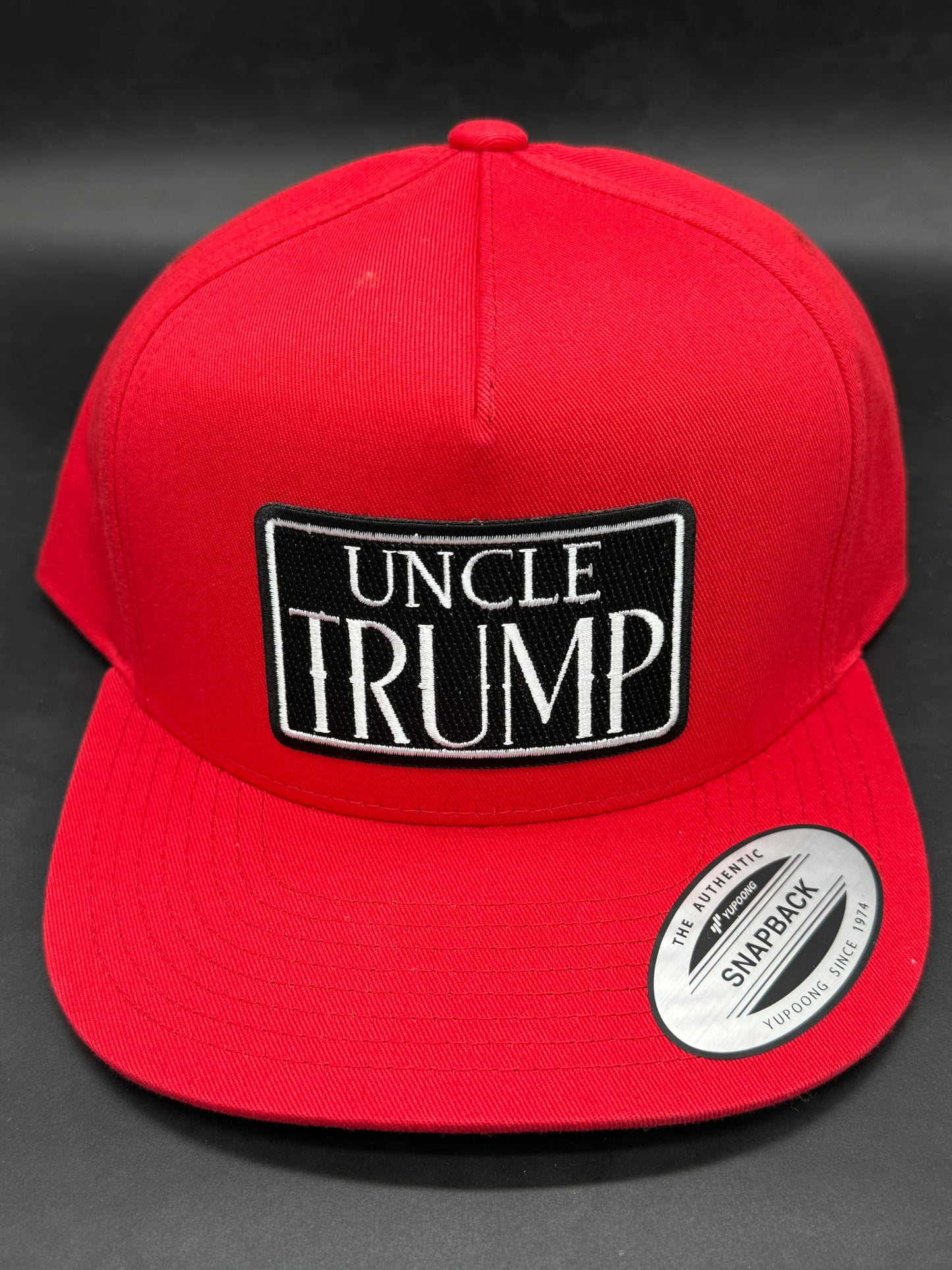 "UNCLE TRUMP" RED SNAPBACK HAT