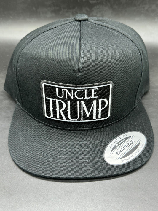 "UNCLE TRUMP" BLACK SNAPBACK HAT