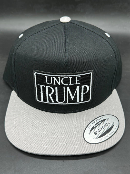 "UNCLE TRUMP" BLK/GRY SNAPBACK HAT