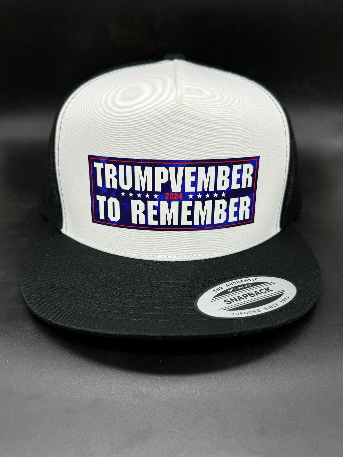 Trumpvember to Remember Black Mesh Hat