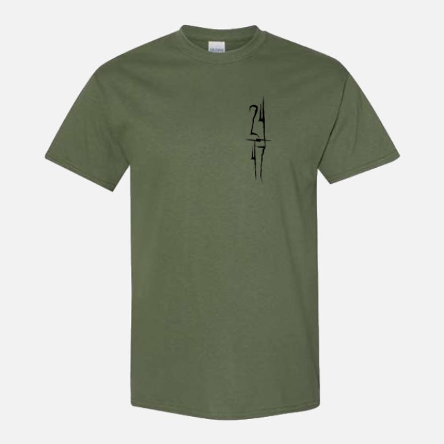 Trump Sharp Military Green T-Shirt